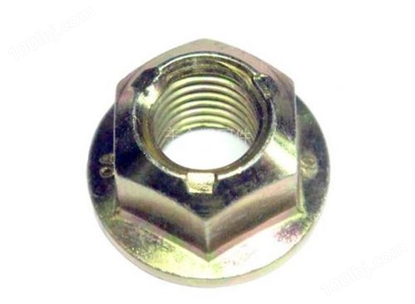 GB6187全金属六角法兰锁紧螺母  金属压点法兰防松螺母