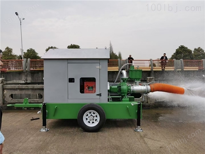 1500立方柴油泵电启动带拖车款