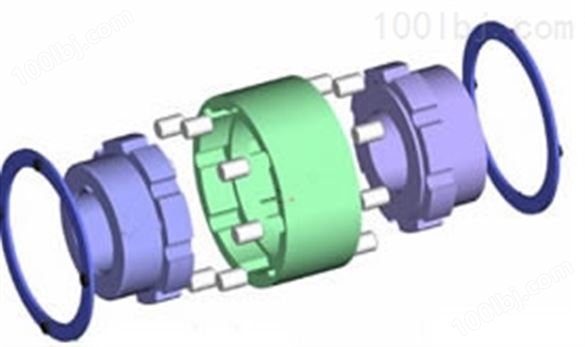 ZLD型圆锥形轴孔弹性柱销齿式联轴器